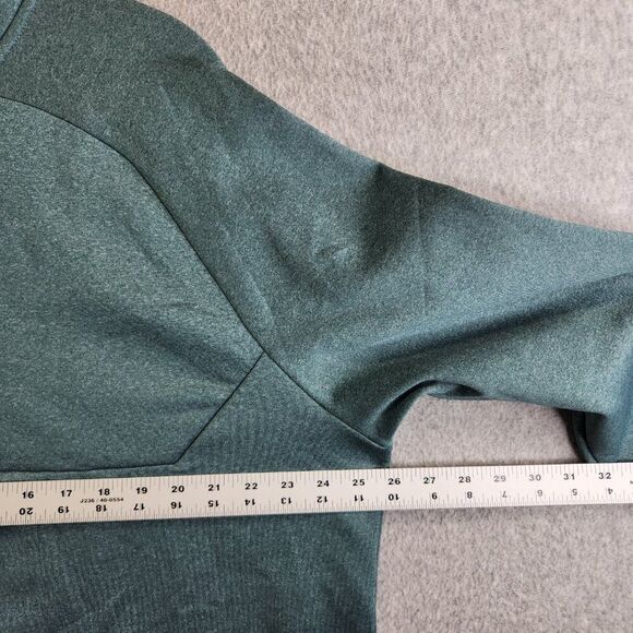 LL Bean Sweater Mens XL Green Mountain Fleece 1/2 Zip Sweatshirt Hiking Trails - Picture 12 of 16
